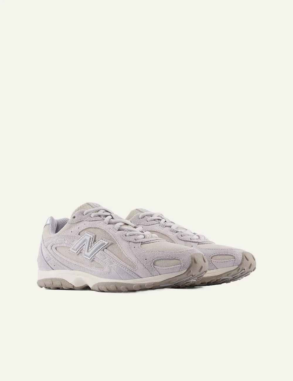New Balance Classics Pink sneakers suede mesh profil view
