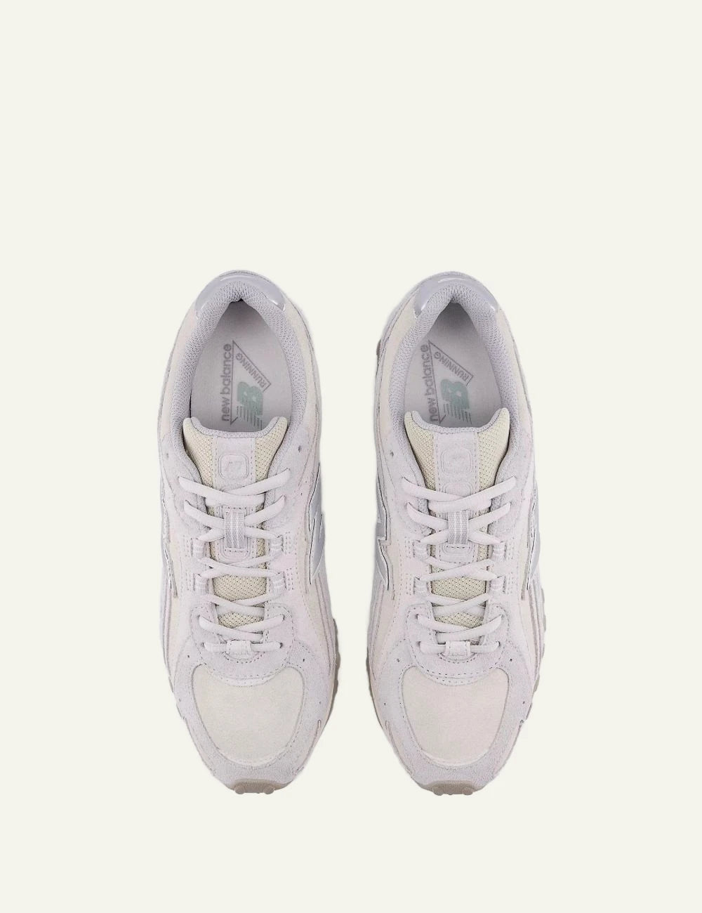 New Balance Classics Pink sneakers suede mesh top view