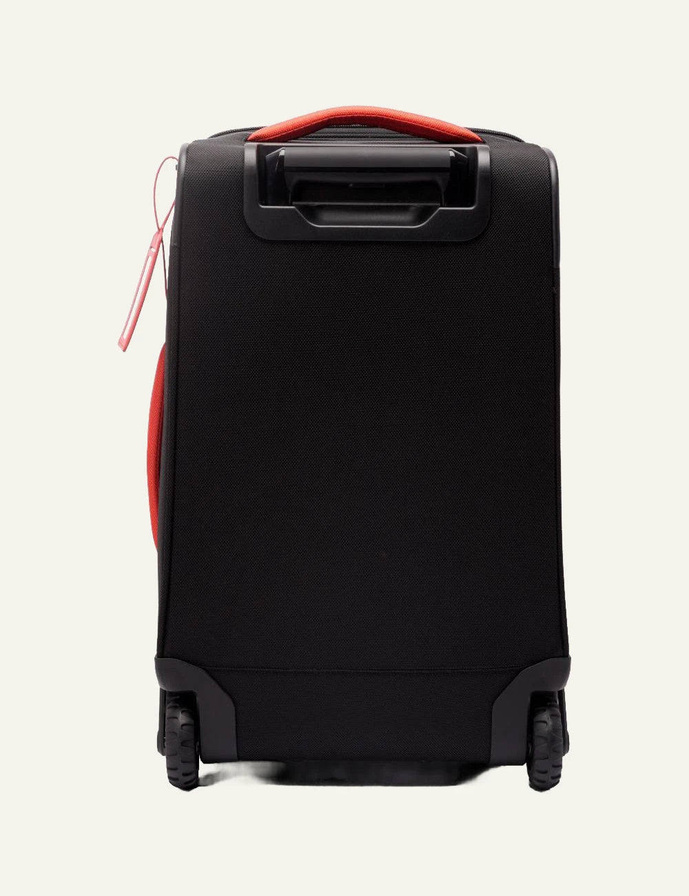 Off-White arrow cabin trolley black red accents back view