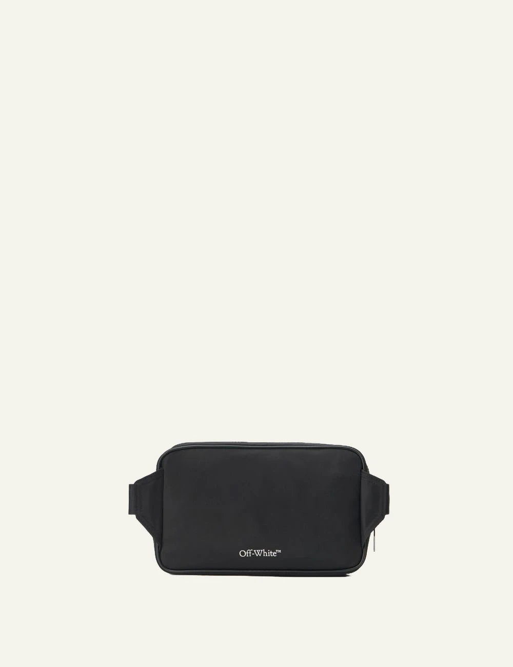 Off-White full arrow belt bag black pockets detail back view