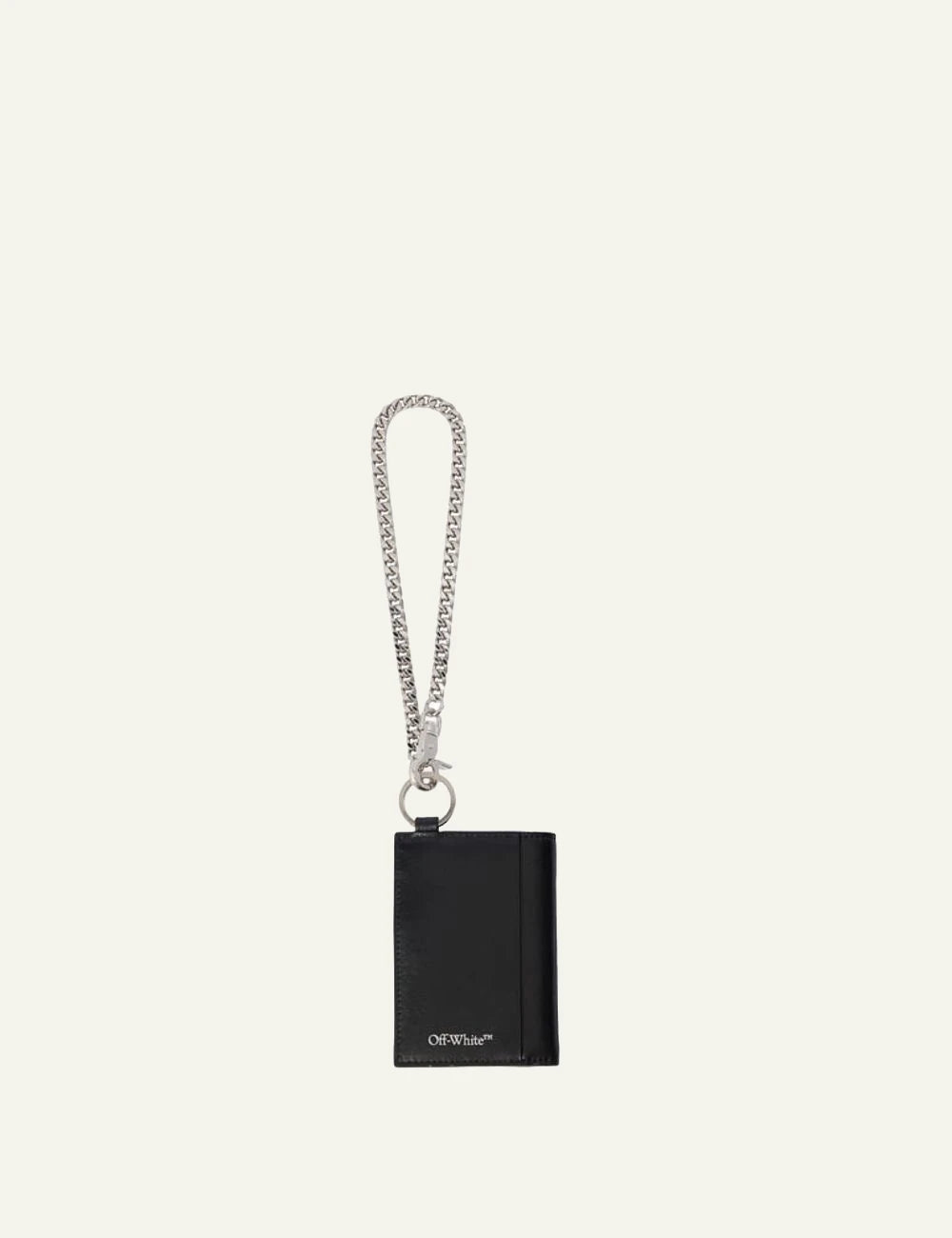 Off-White Heritage Chain Wallet leather arrow motif back view