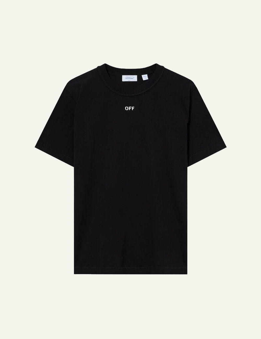 Off-White Men’s Black Cotton T-Shirt With Industrial Arrows Print