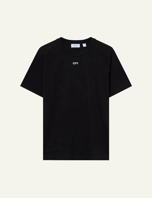Off-White Men’s Black Cotton T-Shirt With Industrial Arrows Print