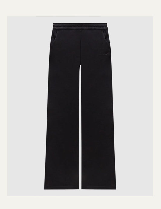 Off-White Women’s Black Satin Straight-Leg Track Pants