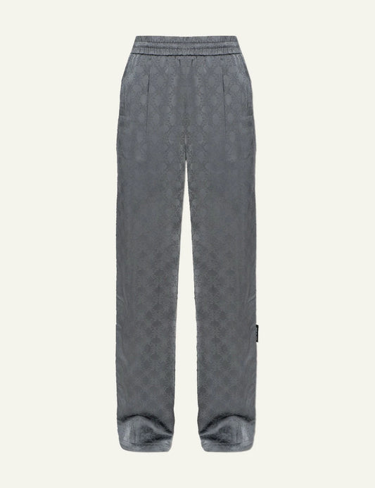 Off-White Women’s Grey Viscose Jacquard Monogram Pants