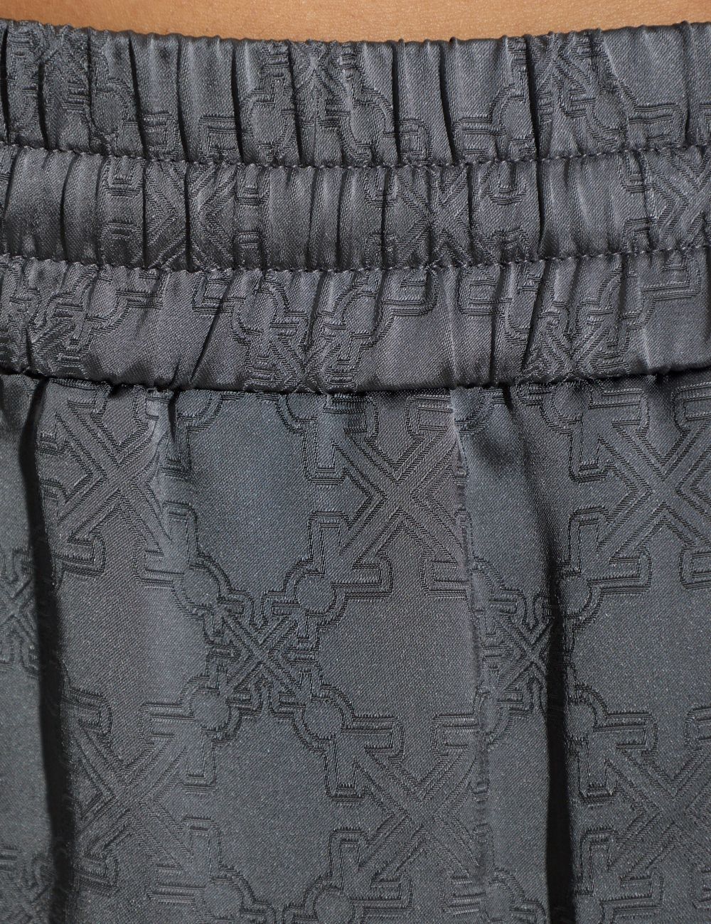 Off-White Women’s Grey Viscose Jacquard Monogram Pants detail