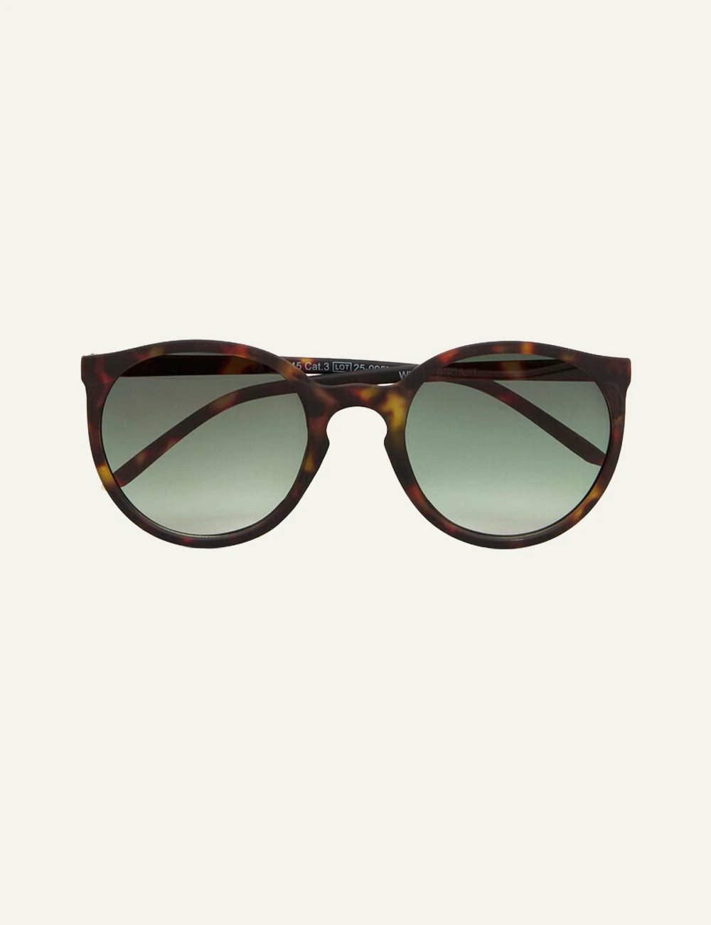 Okkia classic havana round sunglasses gradient front