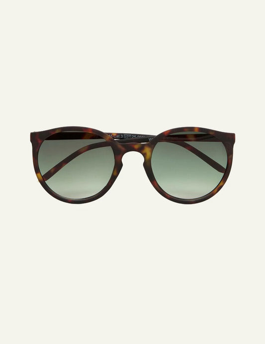 Okkia classic havana round sunglasses gradient front