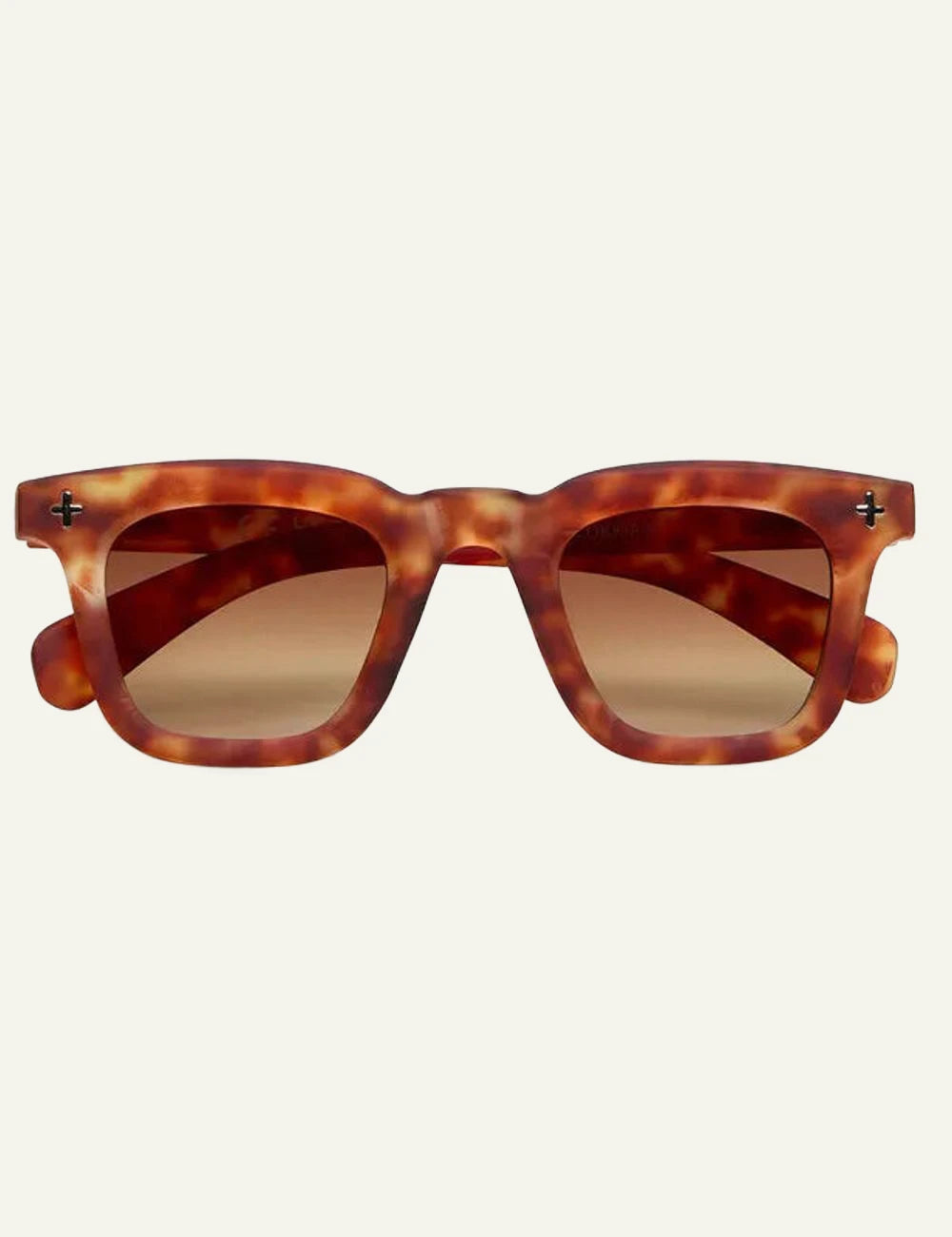 Okkia Firenze sunglasses sahara havana brown gradient front