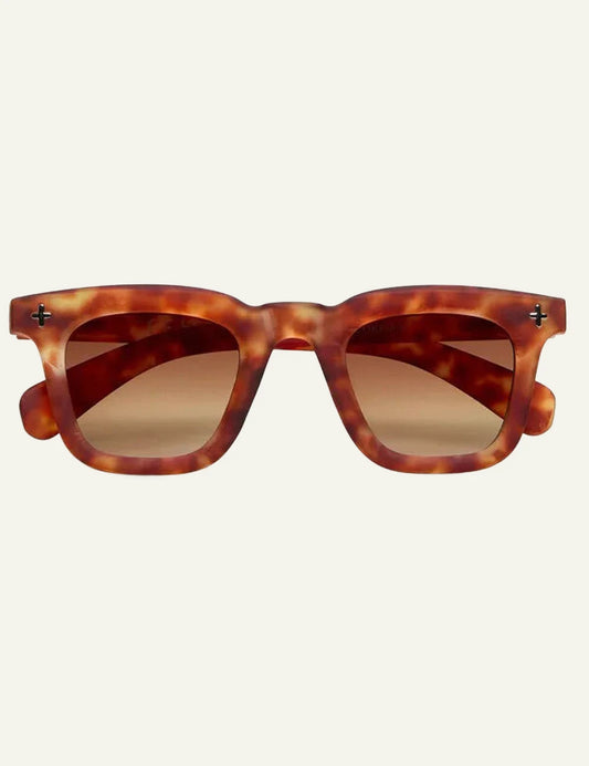 Okkia Firenze sunglasses sahara havana brown gradient front