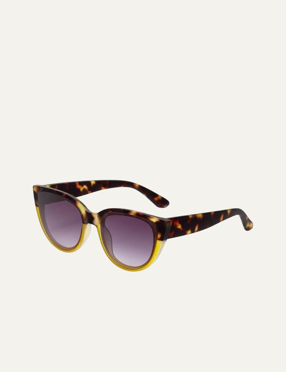Okkia Silvia tortoise butterfly sunglasses brown polarized side