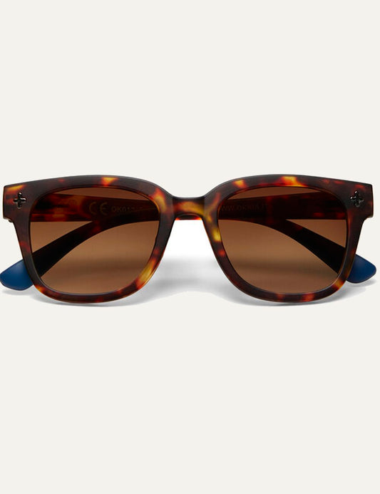 Okkia translucent smoke sunglasses black gradient front