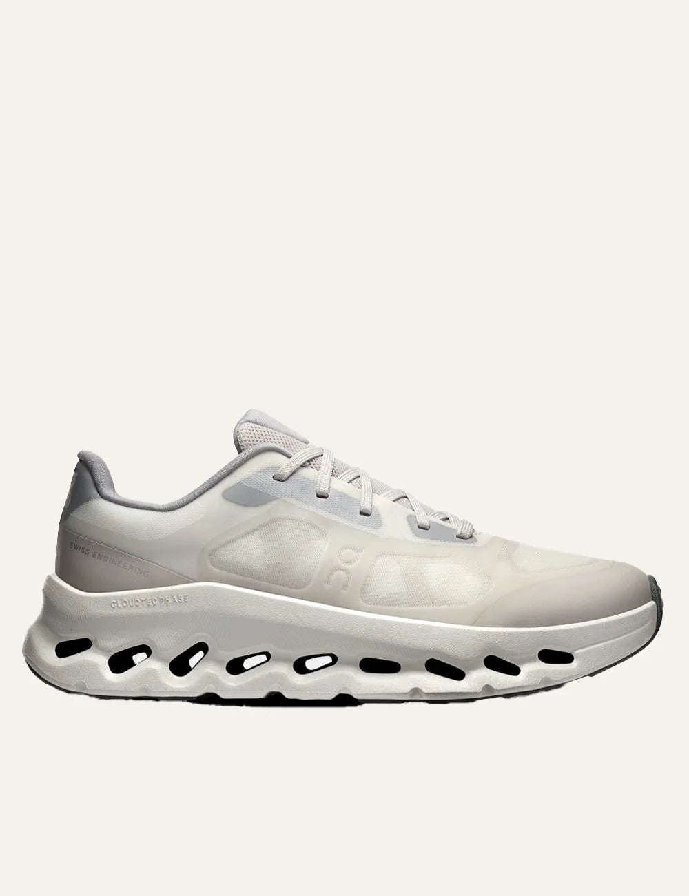 On Cloudtilt Remix beige women's sneakers with CloudTec Phase cushioning