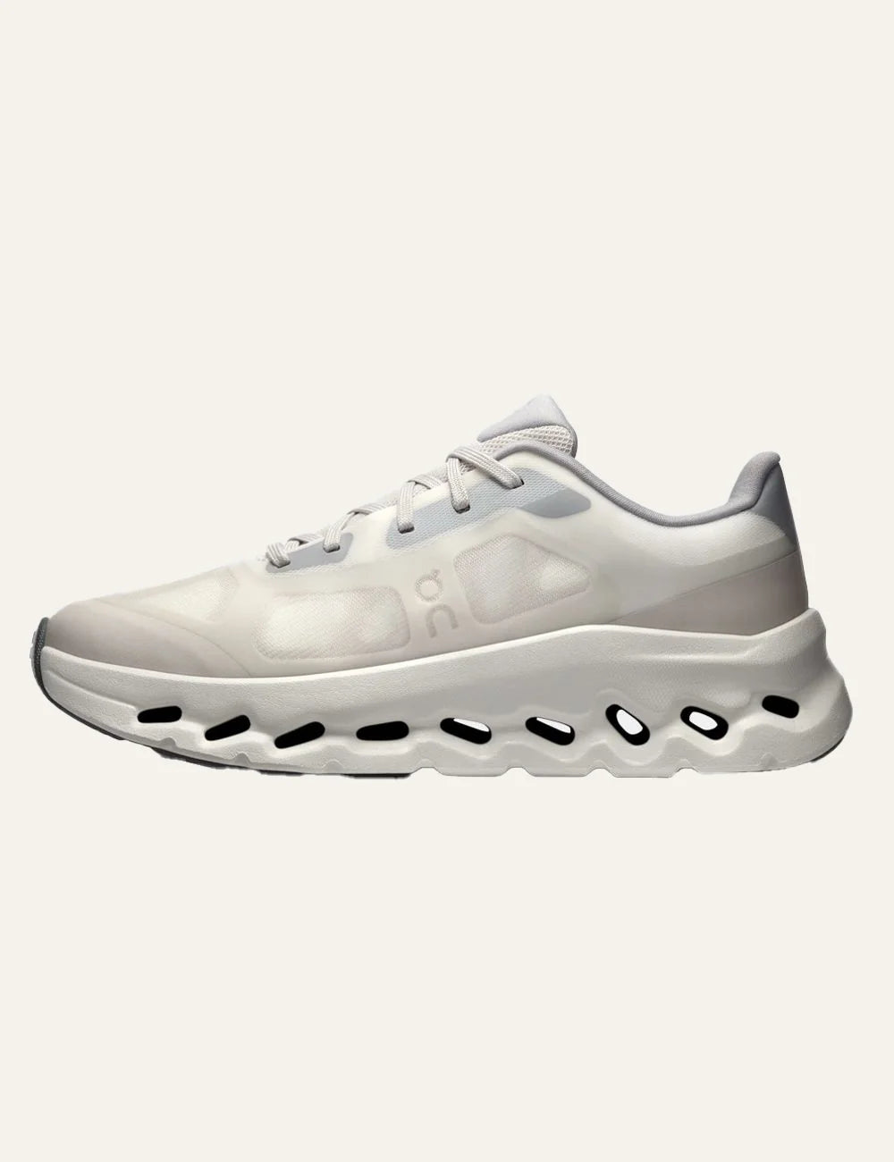 On Cloudtilt Remix beige women's sneakers with CloudTec Phase cushioning profile