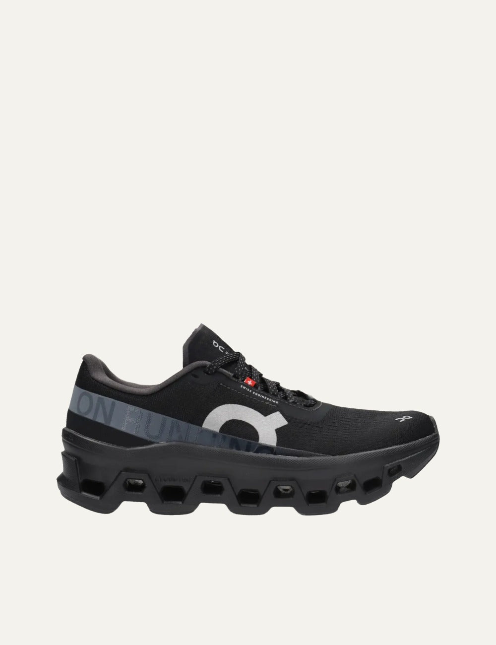 On black women's running shoes with CloudTec cushioning