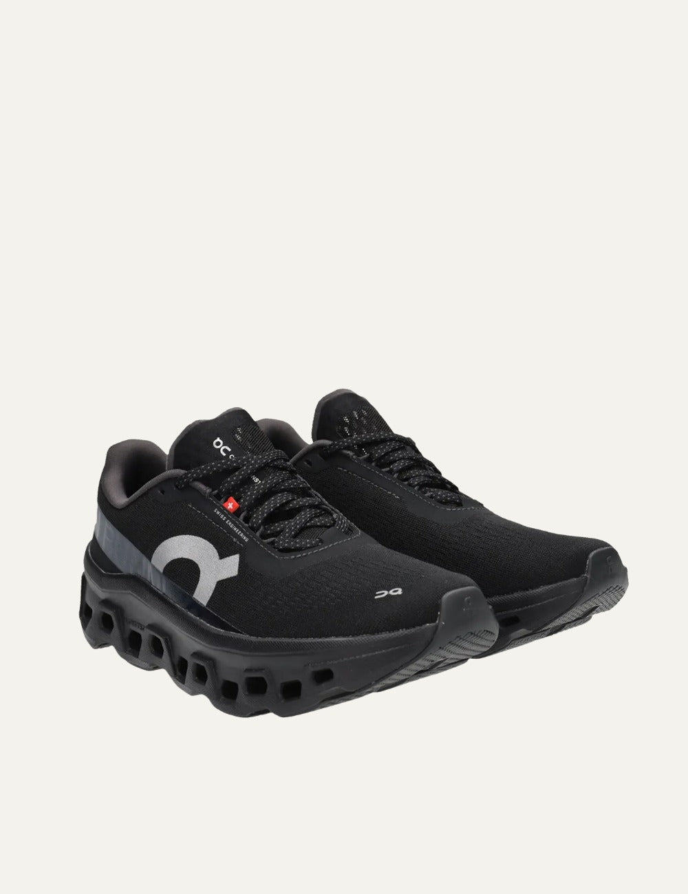 On black women's running shoes with CloudTec cushioning angled