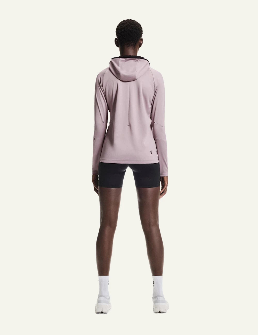 On Climate Zip Hoodie pink women back