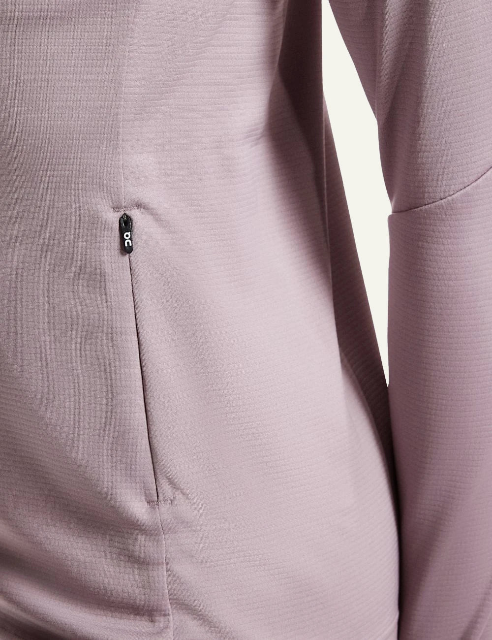 On Climate Zip Hoodie pink women pocket
