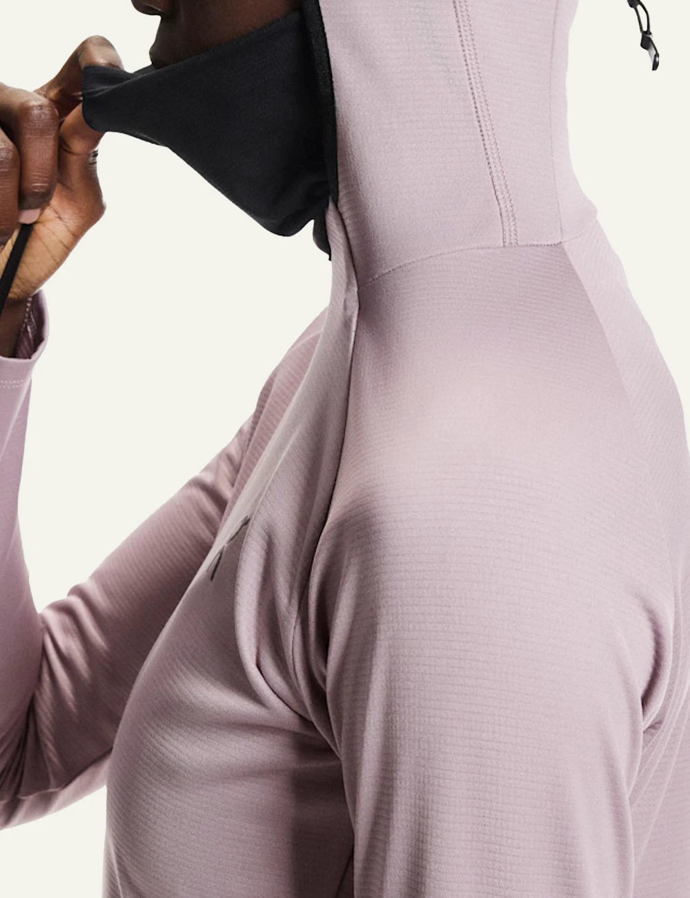 On Climate Zip Hoodie pink women side detail