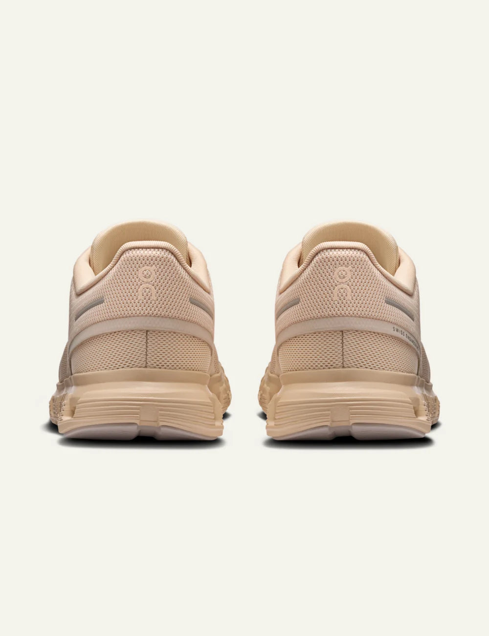 On Cloud 6 sneaker beige back view