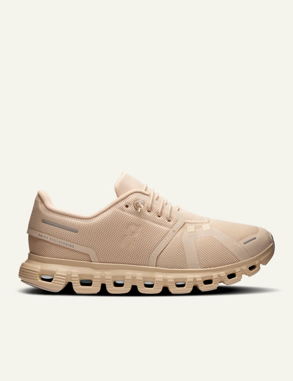 On Cloud 6 sneaker beige side view