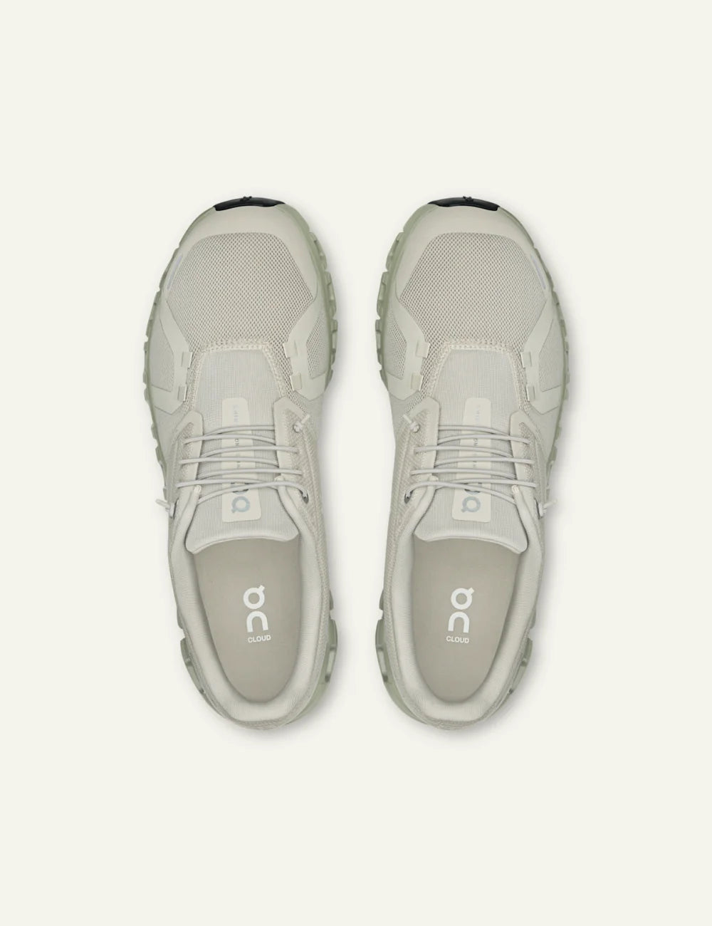 On Cloud 6 Brume Olive sneakers with CloudTec cushioning top