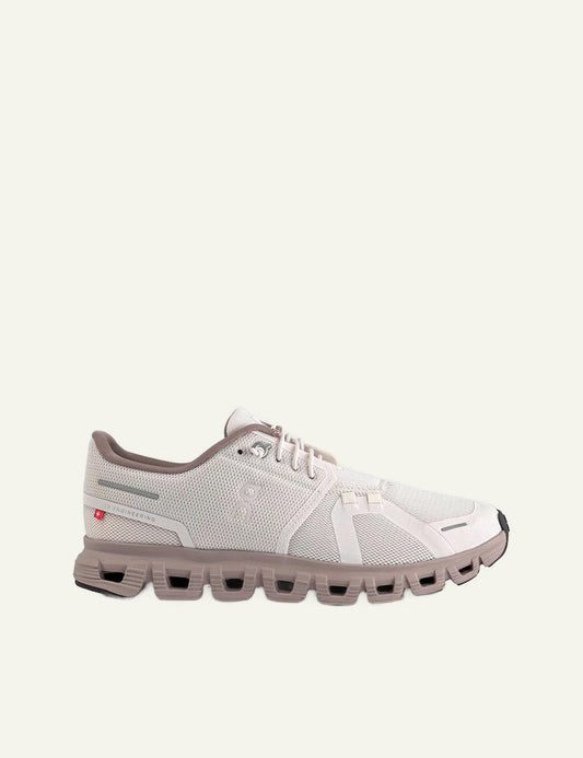 On Cloud 6 pearl mauve sneakers side view