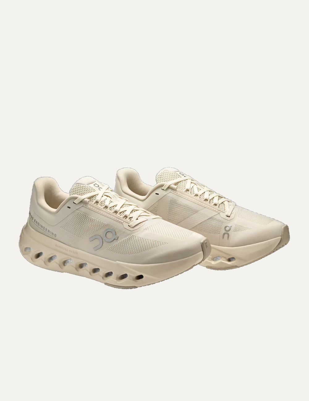 On Cloudcoast sneakers beige side view