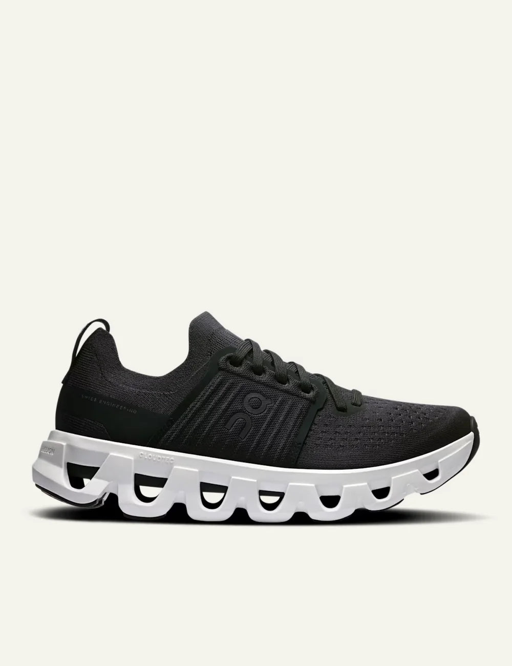 On Cloudswift 4 sneaker mavro running side view