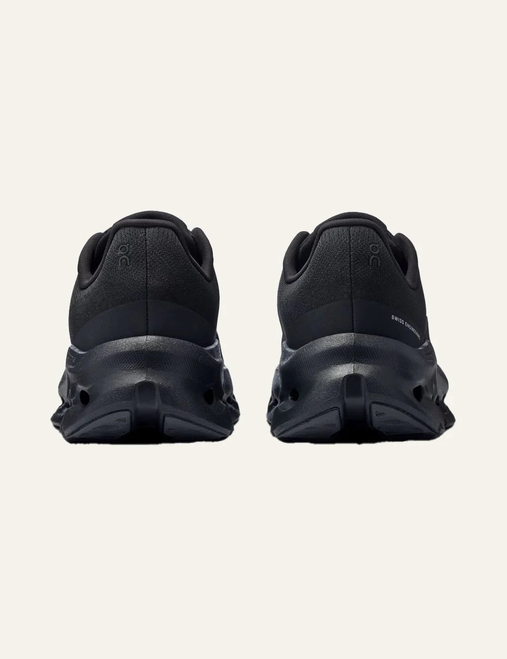 On Cloudtilt black women's sneakers with CloudTec Phase cushioning back