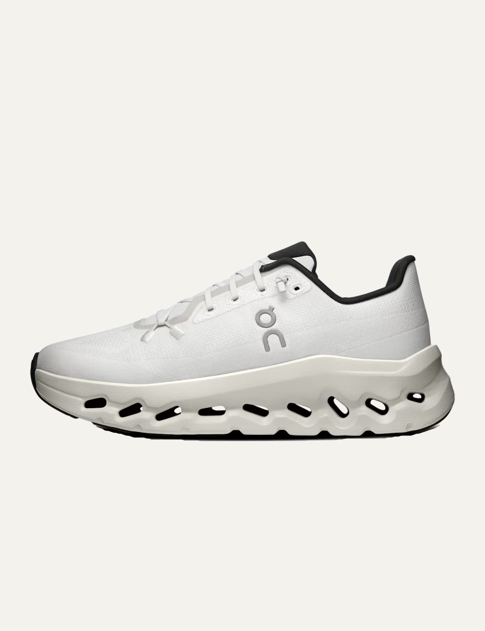 On Cloudtilt pearl ice sneakers profile view