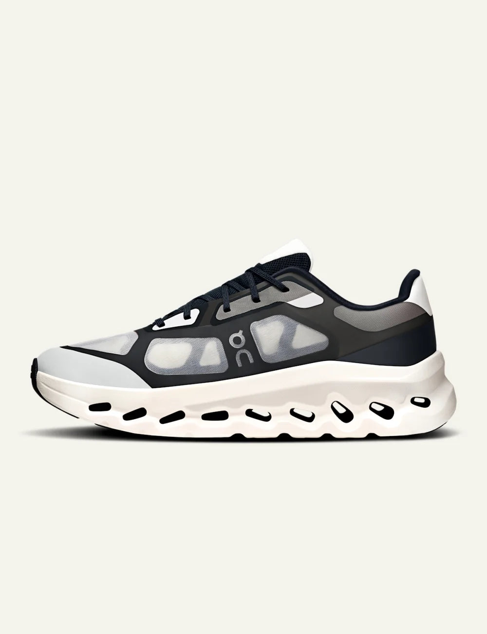 On Cloudtilt Remix Black Ivory sneakers with CloudTec Phase cushioning profile