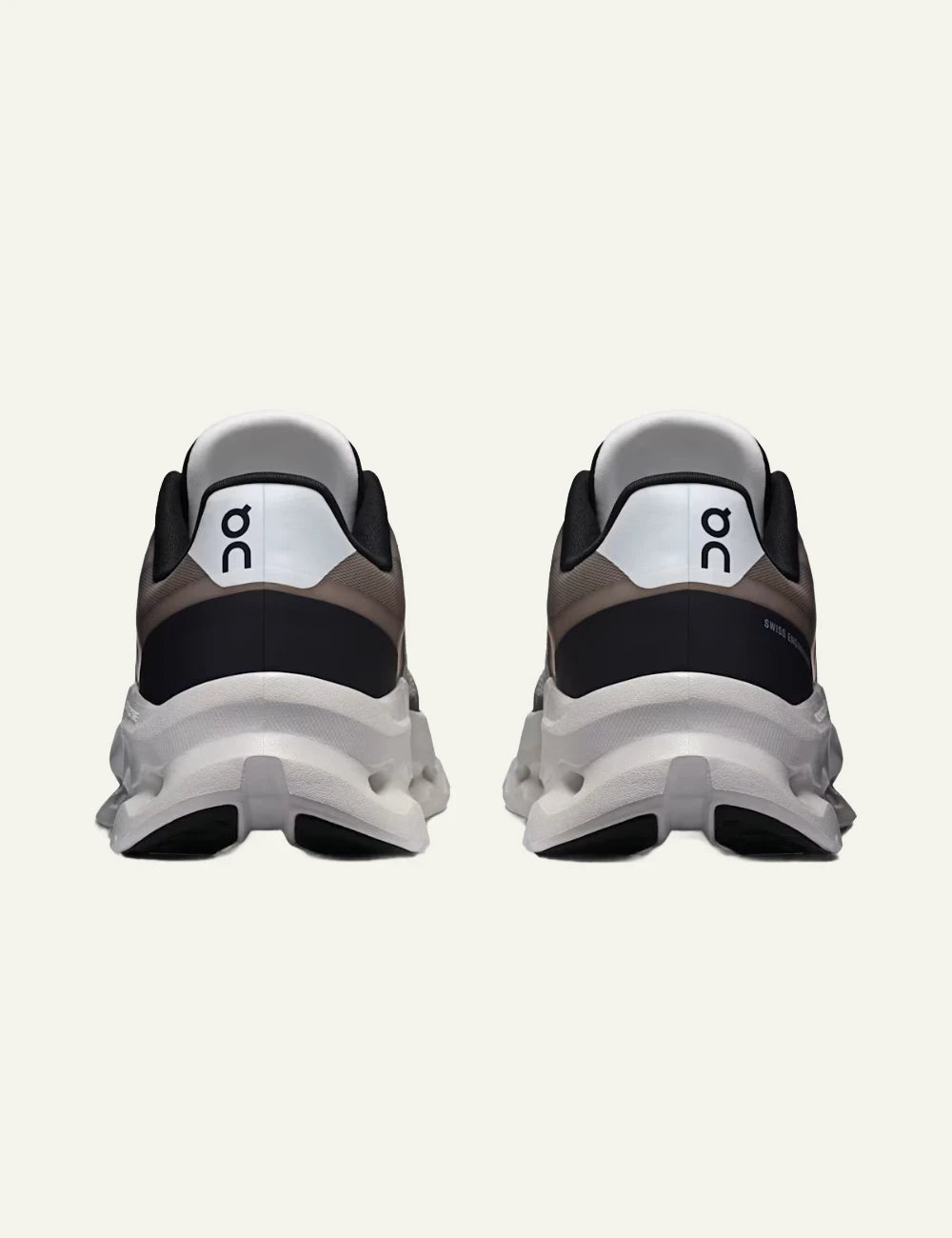 On Cloudtilt Remix sneakers black ivory running shoes back view