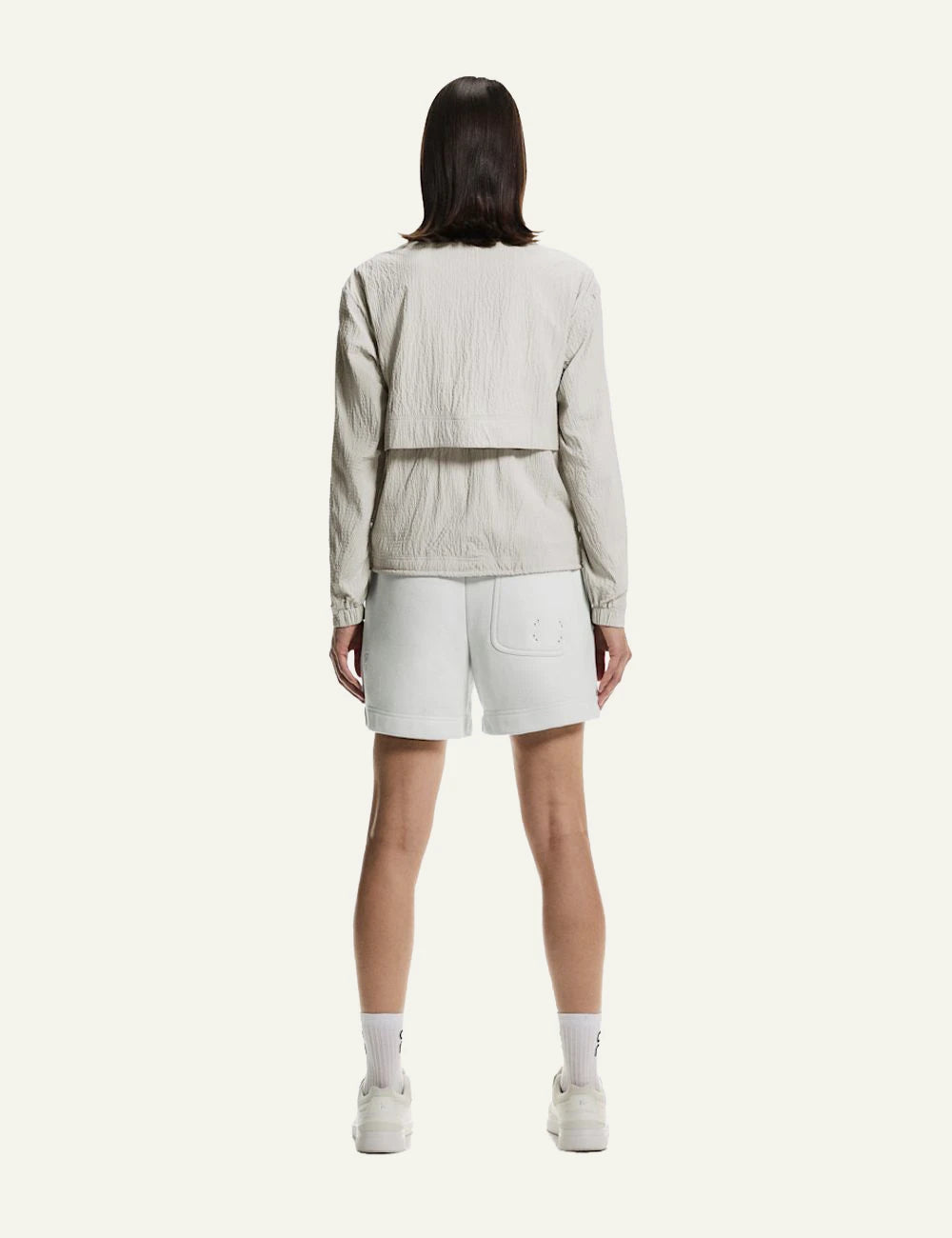 On Courtside 1/2 Zip Eaze beige women women back