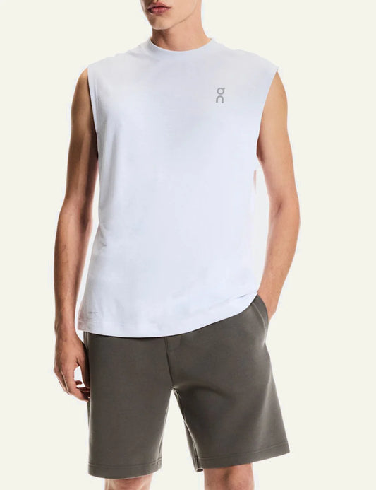 On Focus Tech Shorts grey men front model view