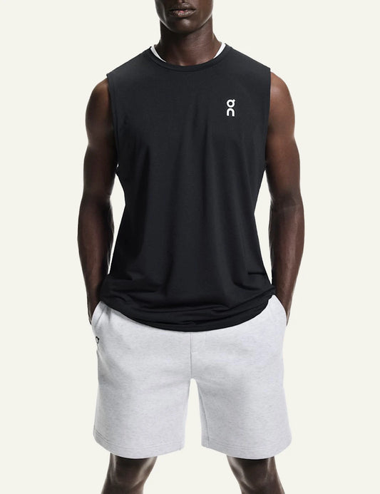 On Focus Tech shorts grey men front model view