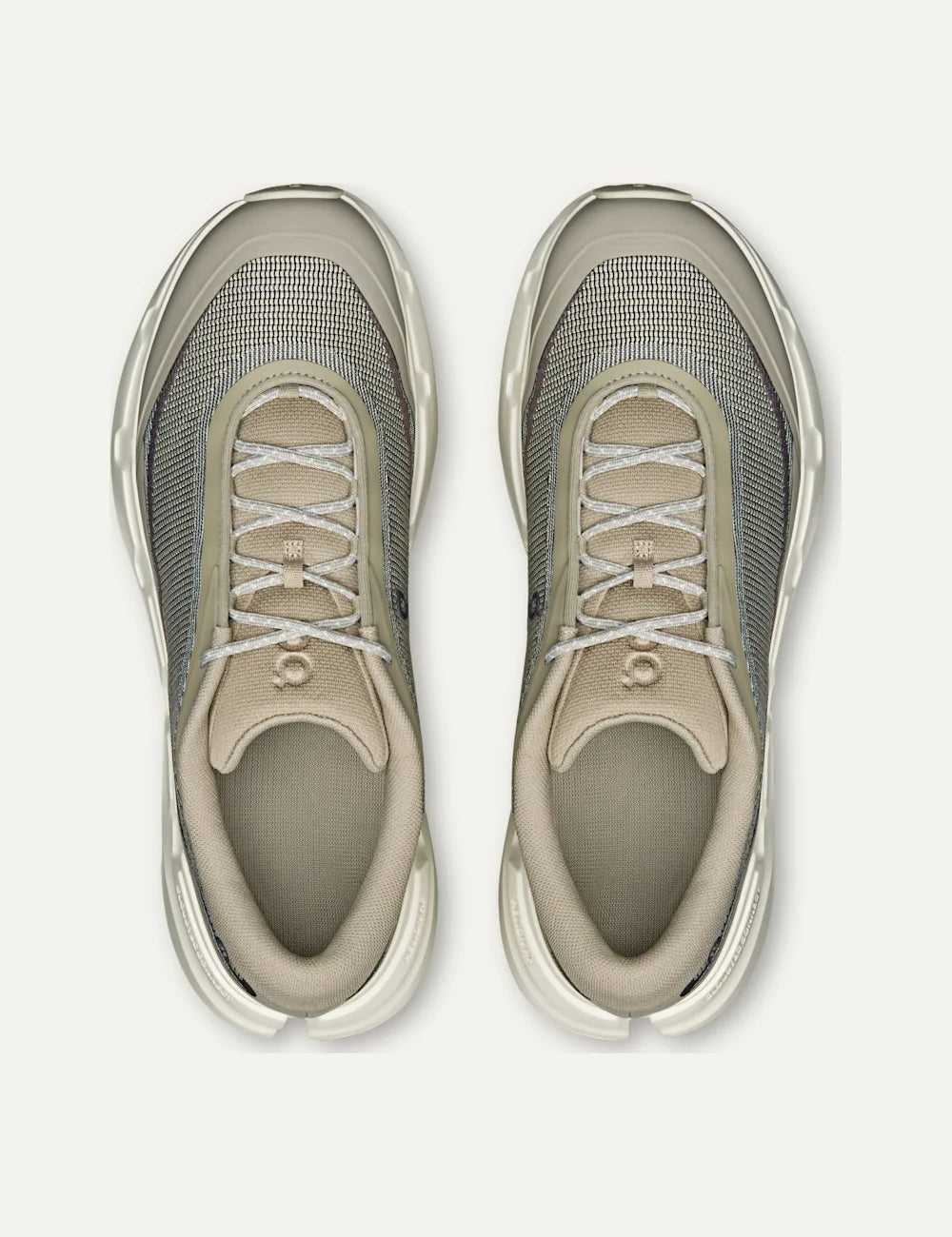 On men's beige and grey hiking sneakers with mesh upper, CloudTec Connect cushioning and Missiongrip outsole top