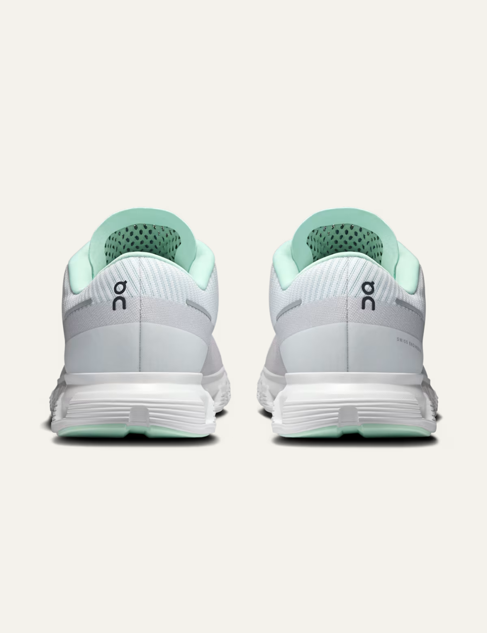 on running cloud 6 push sneakers creek nebula mesh back view