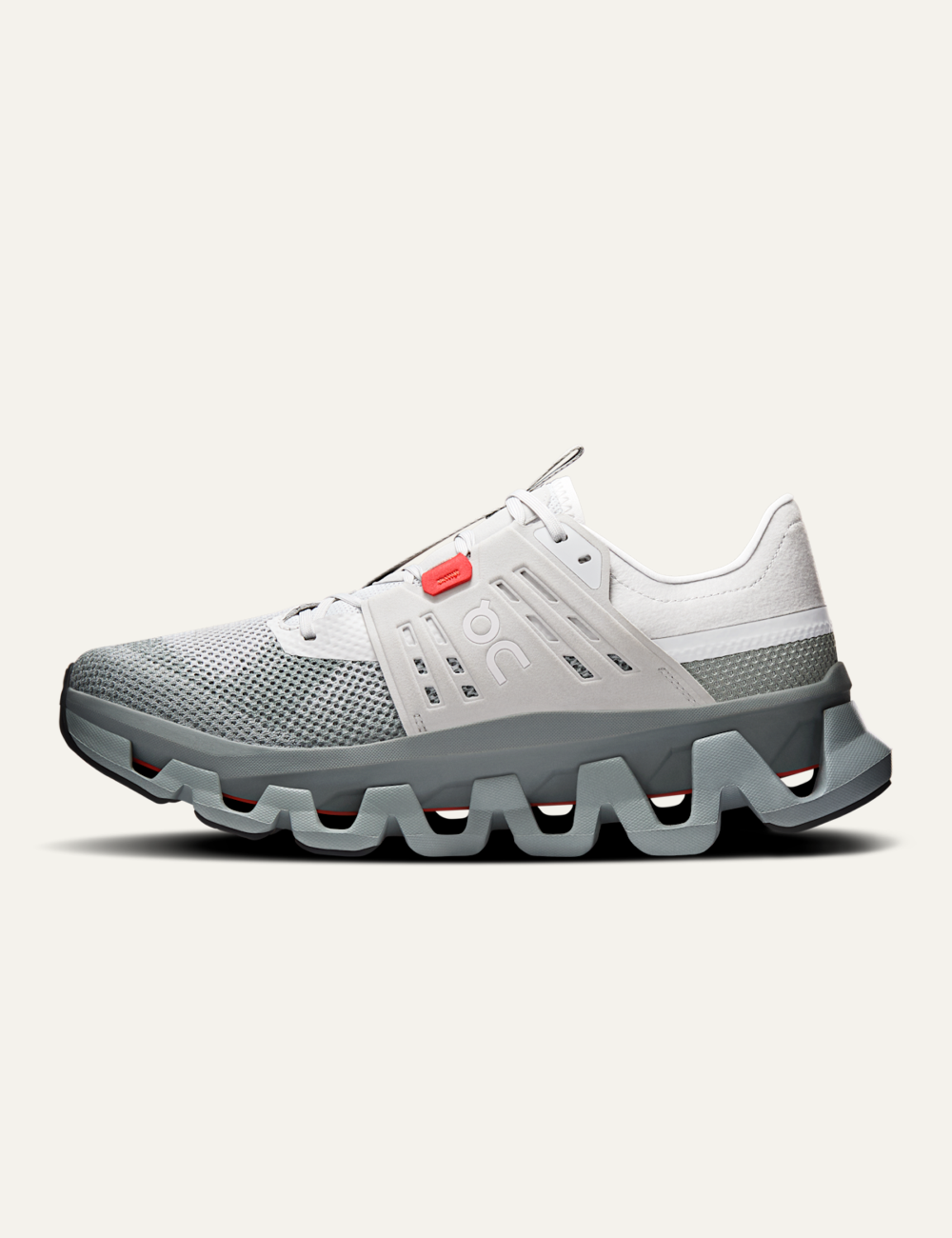 on running cloudswift amp glacier apollo sneakers mesh profile view