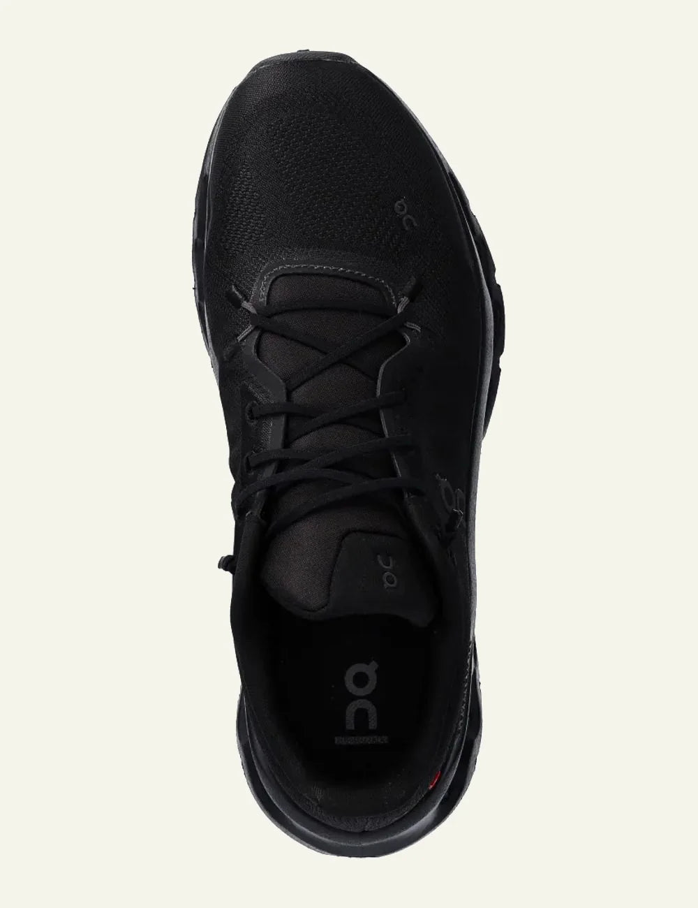 On Running Sneakers Total Black top View