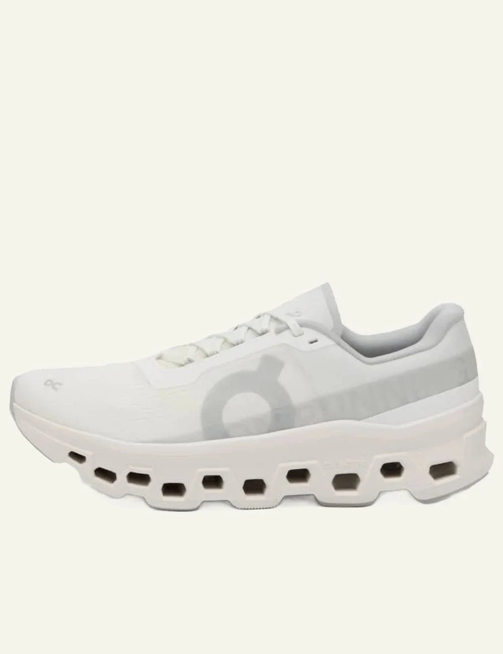 on running sneaker white side logo