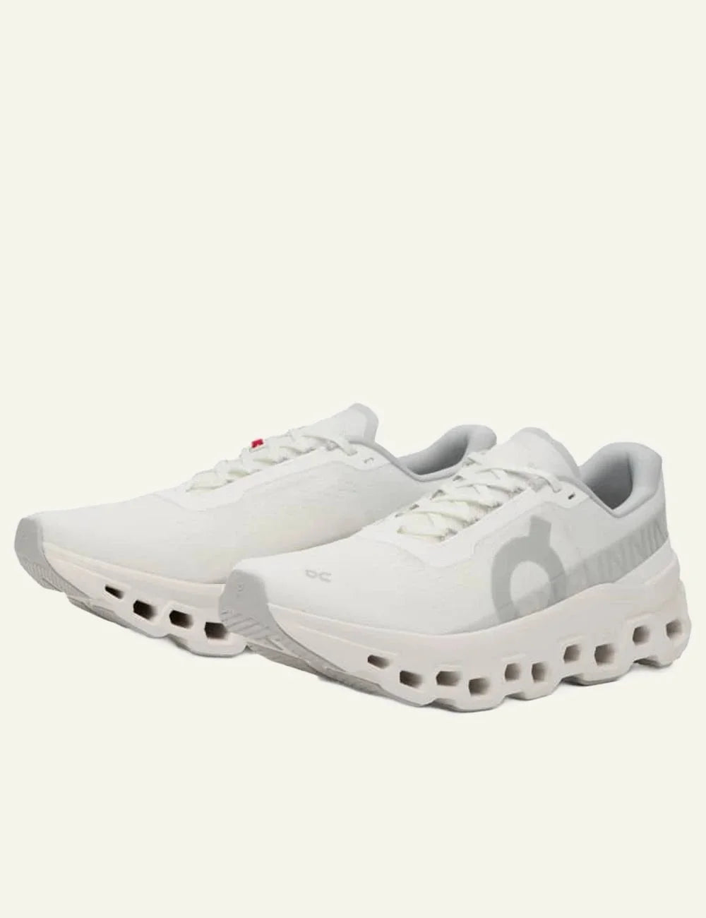 on running sneaker white profil logo