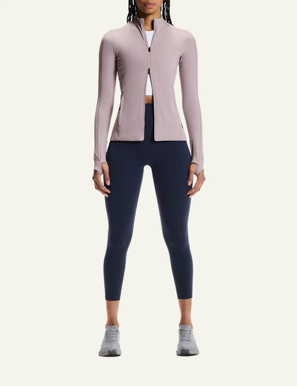 On Studio Jacket pink women front full body