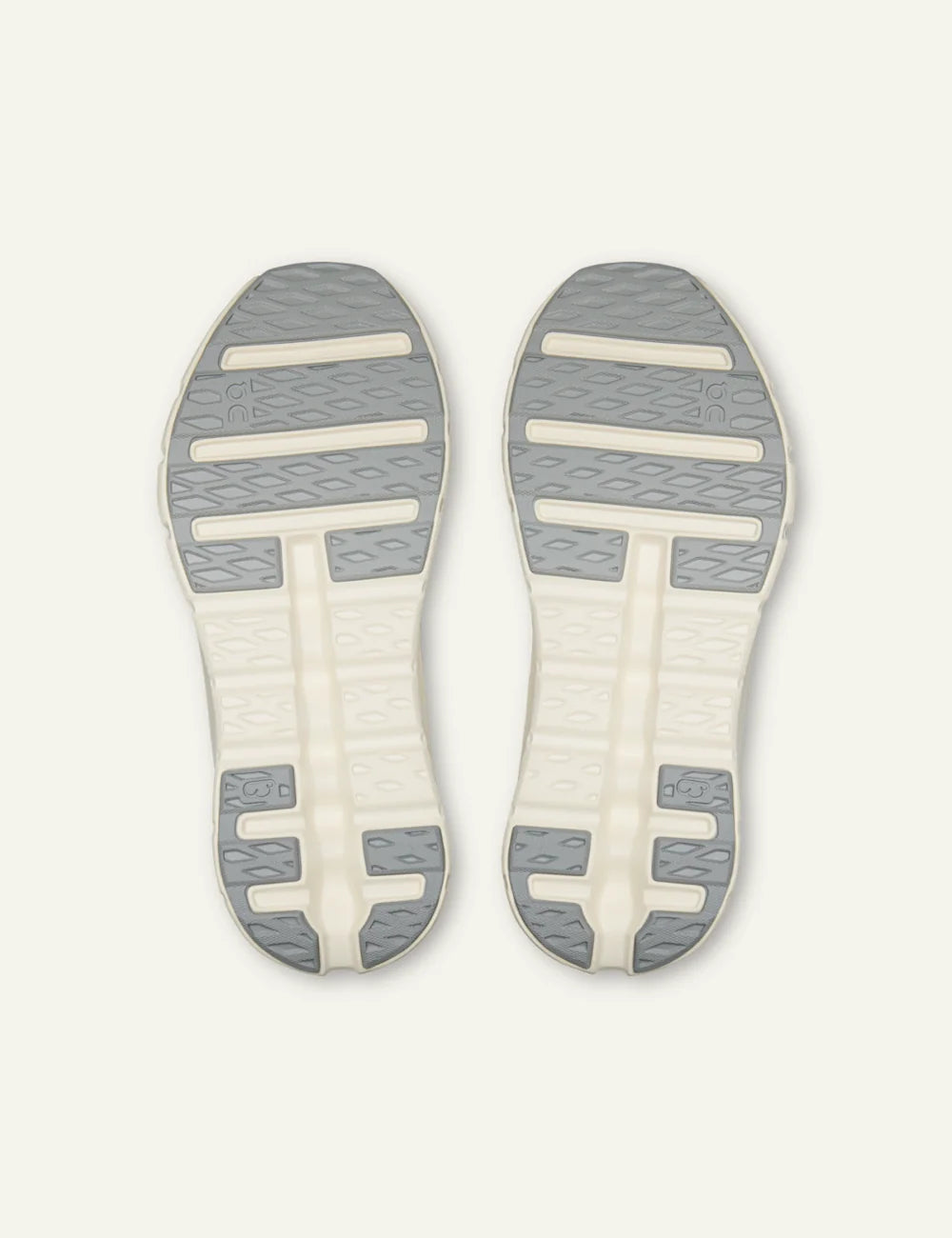 On women's light grey mesh sneakers with chunky cushioned sole sole