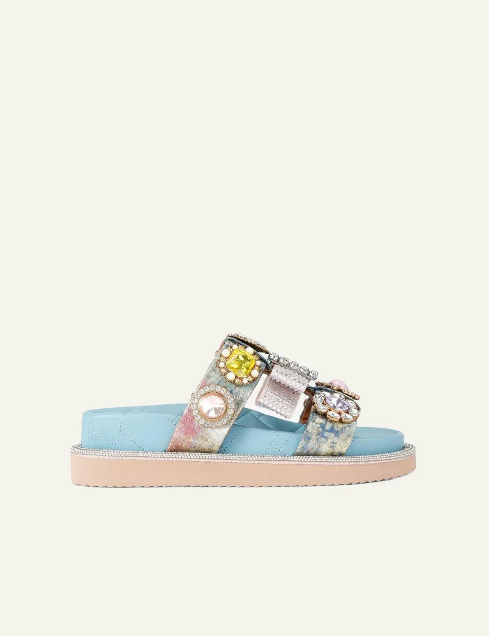 KURT_GEIGER_Orson_Ornate_Slide_Sandals_Side_View