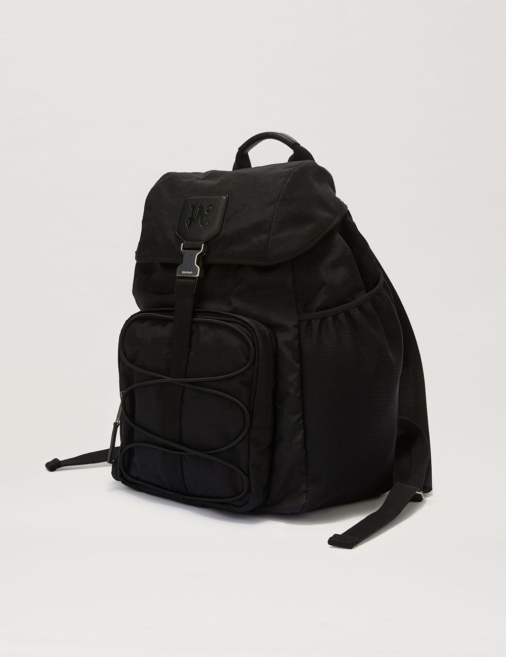 PALM ANGELS BUCKLE MONOGRAM BACKPACK PALM ANGELS