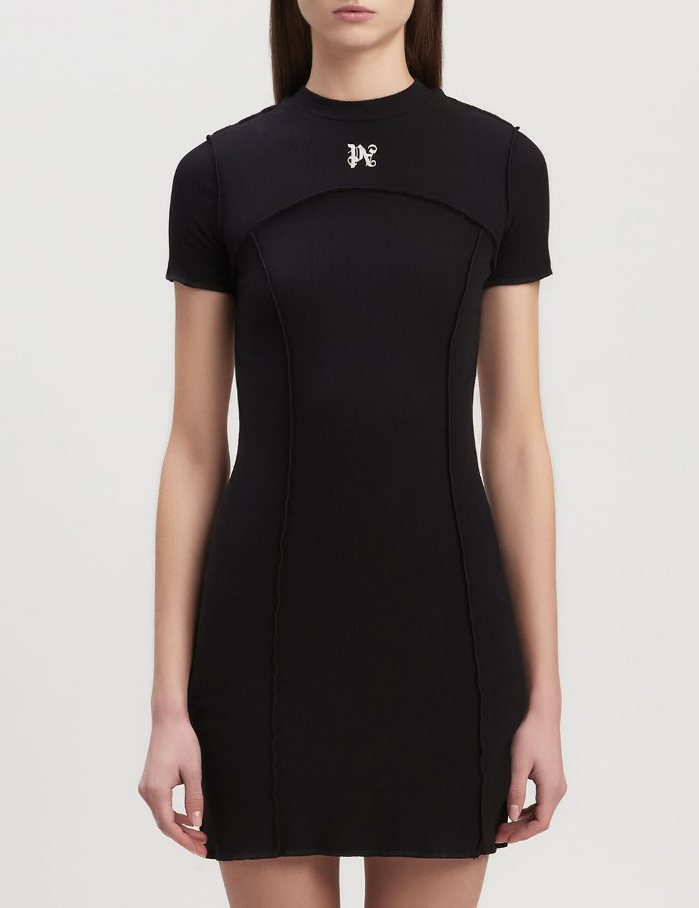 PALM ANGELS MONOGRAM MINI DRESS PALM ANGELS