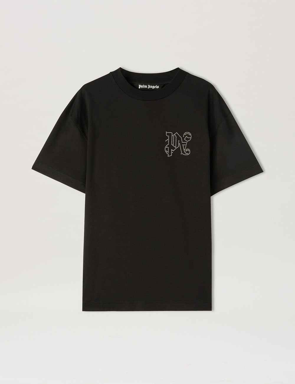 PALM ANGELS MONOGRAM STUD CLASSIC TEE PALM ANGELS