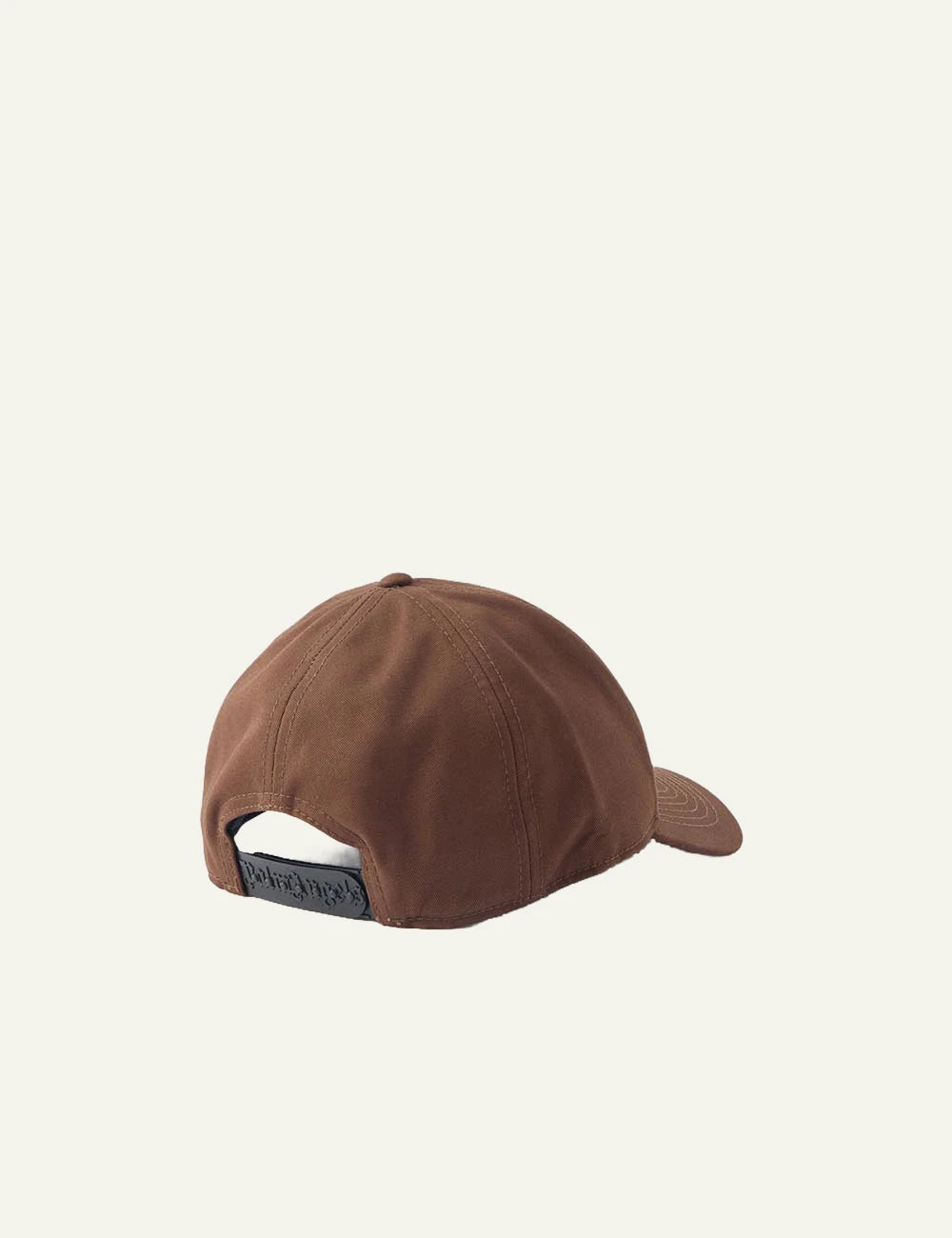 palm angels cap brown logo back view
