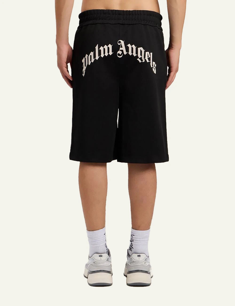 palm angels shorts black back view
